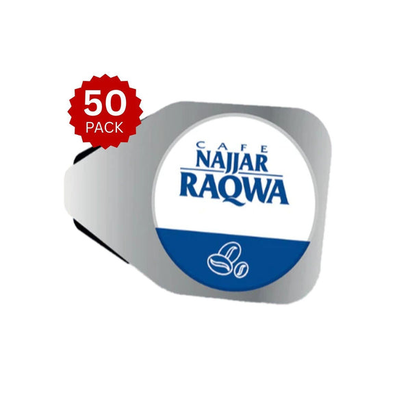 Cafe Najjar Raqwa Plain Coffee Capsules – Single Cup | Authentic Lebanese Coffee